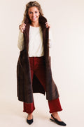 Charlotte Chocolate Knit Vest