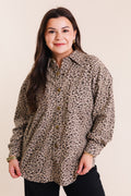 The Josie Leopard Shirt Jacket