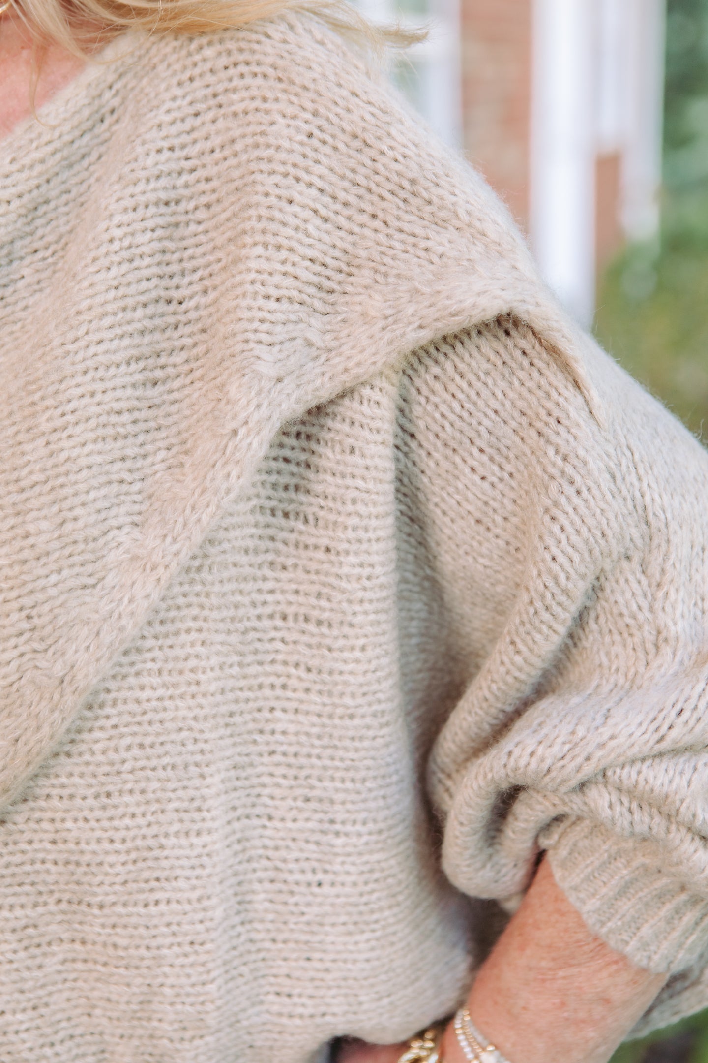 Cobblestone Apparel | Alessandra Knit Criss Cross Wrap