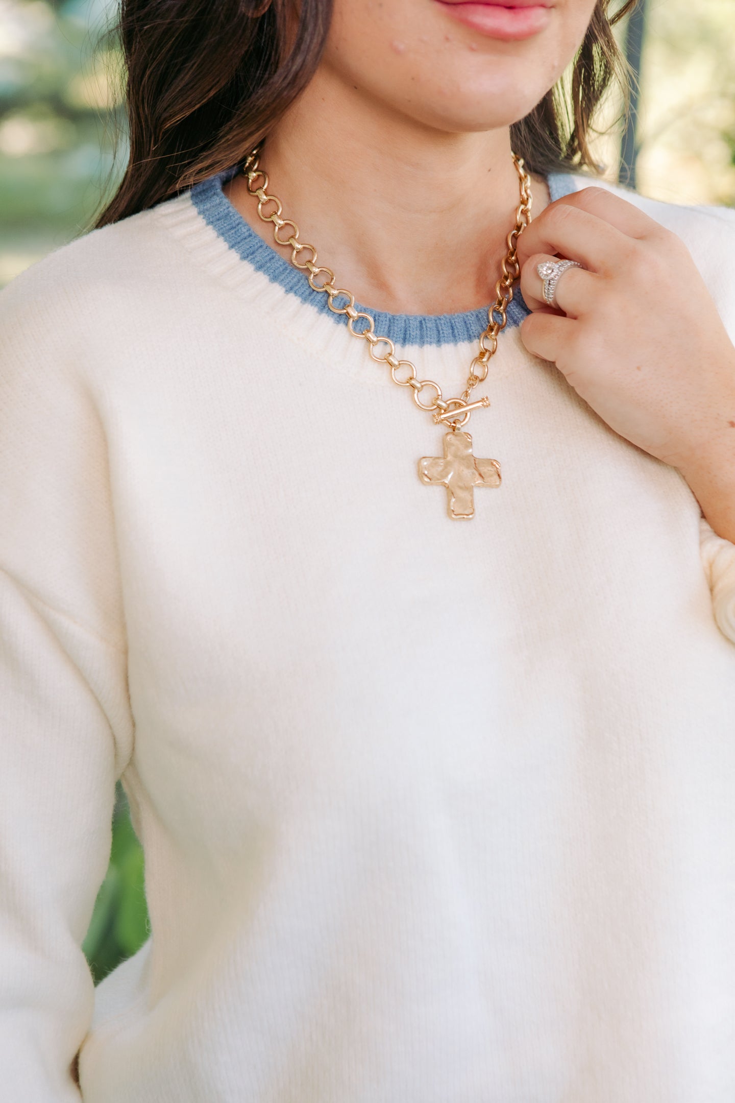 The Scalloped Knit Sweater