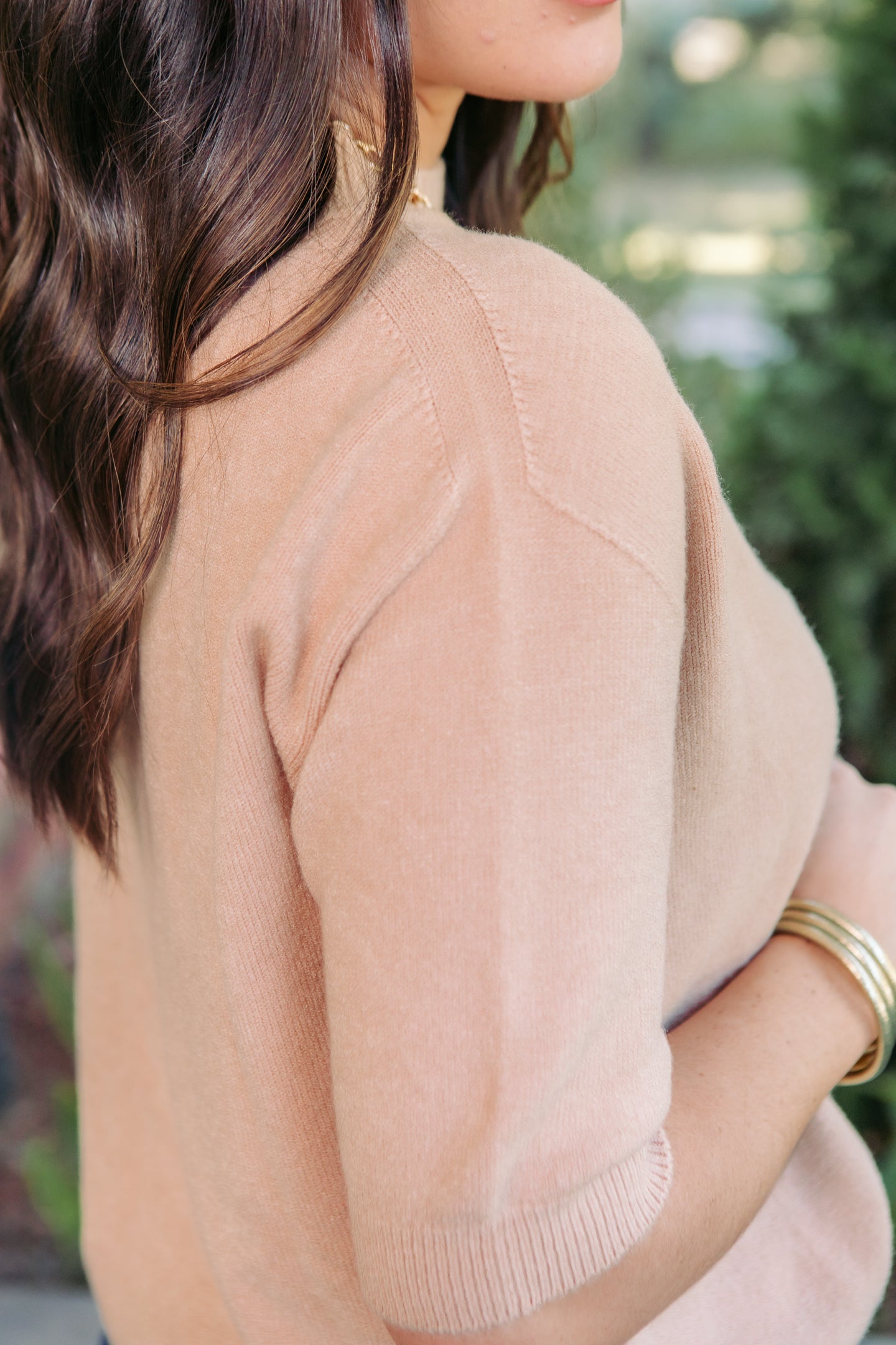 Cobblestone Apparel | Carlotta Short Sleeve Knit Sweater