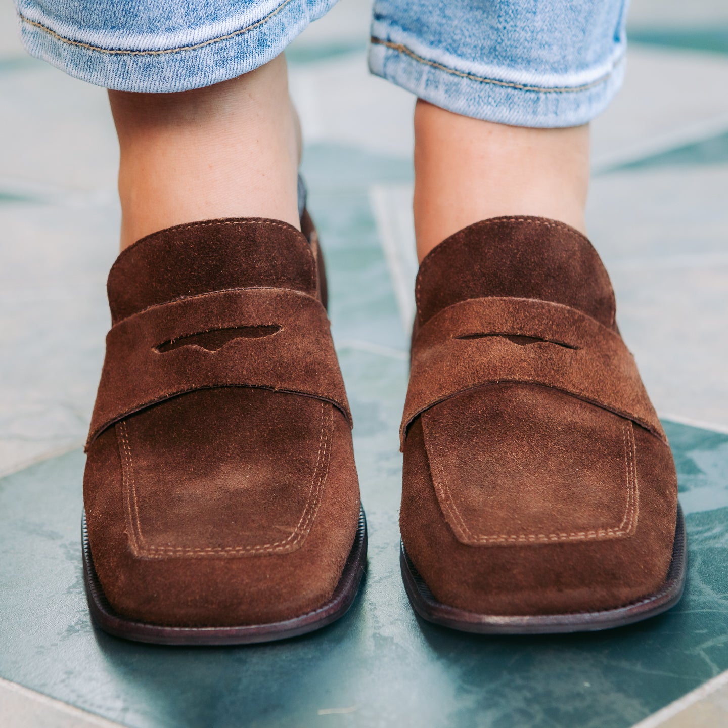 Chocolat Blu | Delilah in Brown Suede