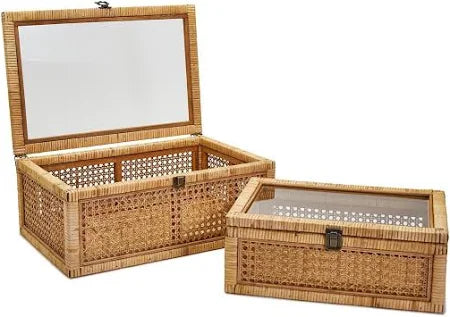 Rattan Decorative Storage Boxes