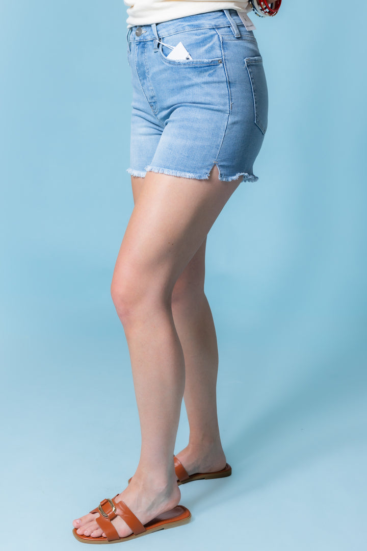 RFM | Essential Shorts Fray Hem with Side Slit (Final Sale)