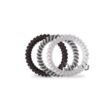 Teleties | Silver Flames Small Spiral Hair Ties
