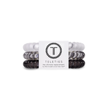 Teleties | Silver Flames Small Spiral Hair Ties