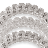 Teleties | Silver Slay Large Hair Ties