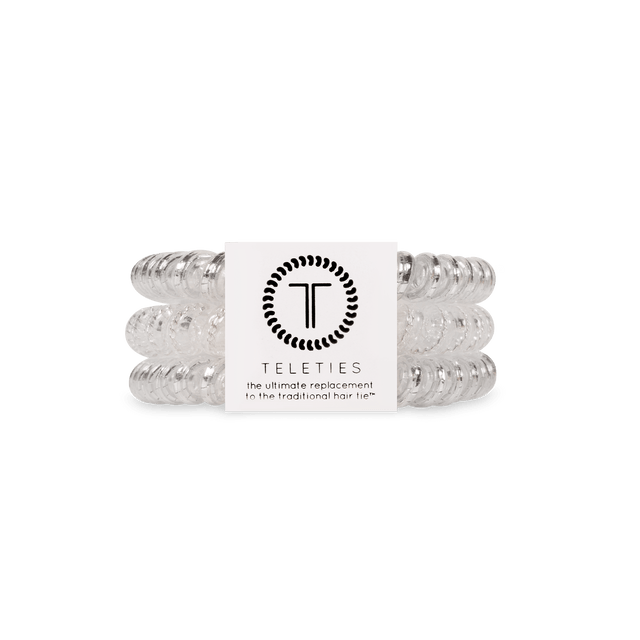 Teleties | Silver Slay Small Hair Ties
