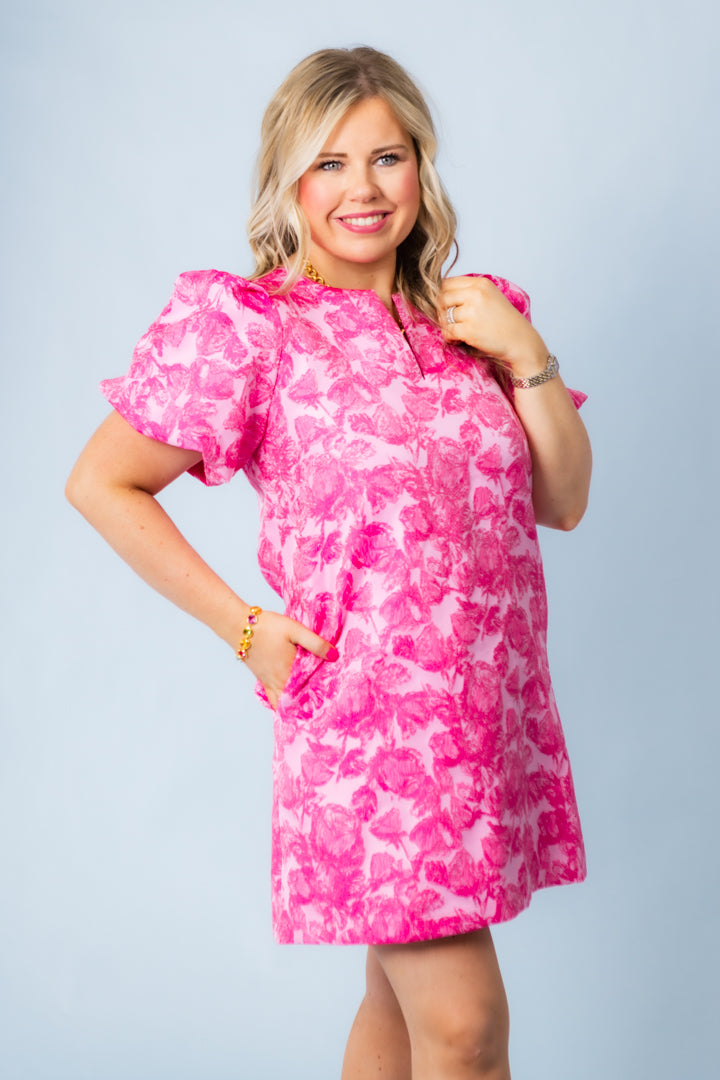Enchanted Floral Mini Dress