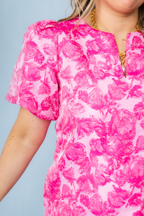 Enchanted Floral Mini Dress