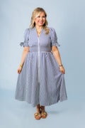 Talk Nauti To Me Midi Dress