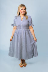 Talk Nauti To Me Midi Dress