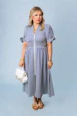 Talk Nauti To Me Midi Dress