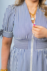Talk Nauti To Me Midi Dress