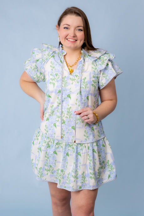 Floral Meadows Mini Dress