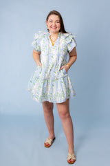 Floral Meadows Mini Dress