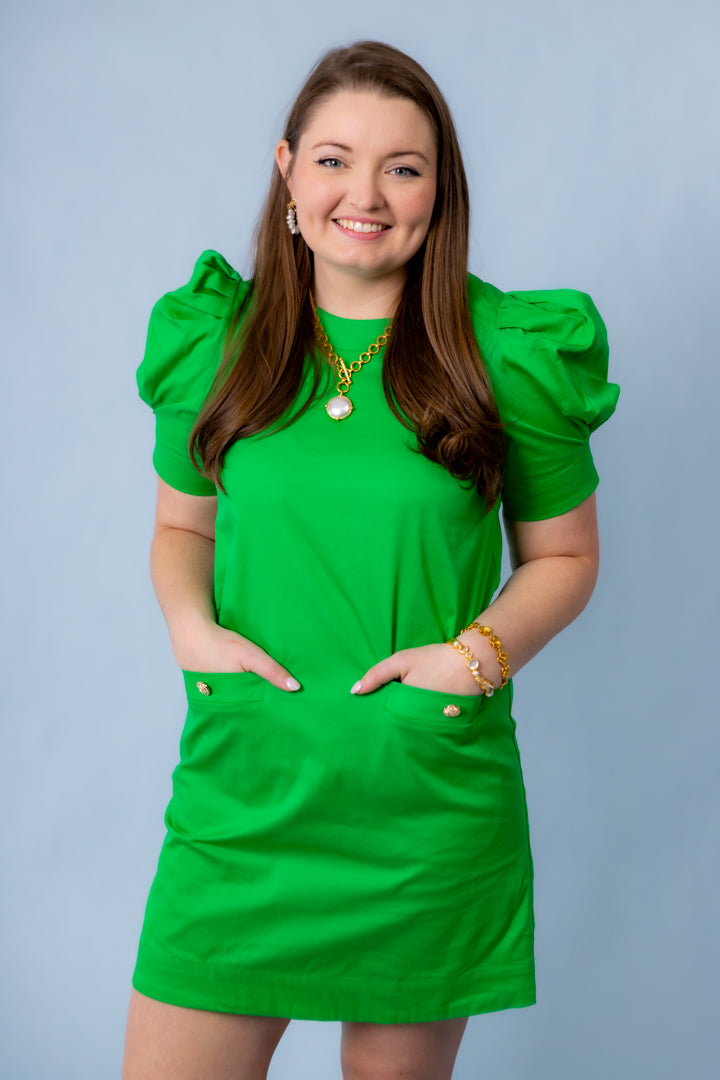 Emerald Elegance Mini Dress Emerald Elegance Mini Dress