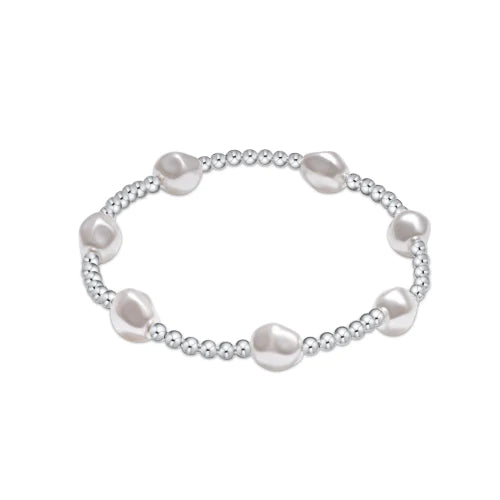 Enewton | Admire Sterling 3mm Bead Bracelet - Pearl