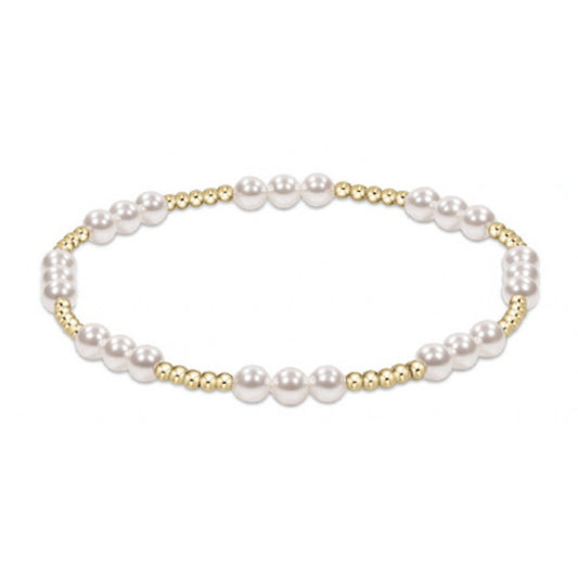 Enewton | Classic Joy Pattern 4mm Bead Bracelet-Pearl