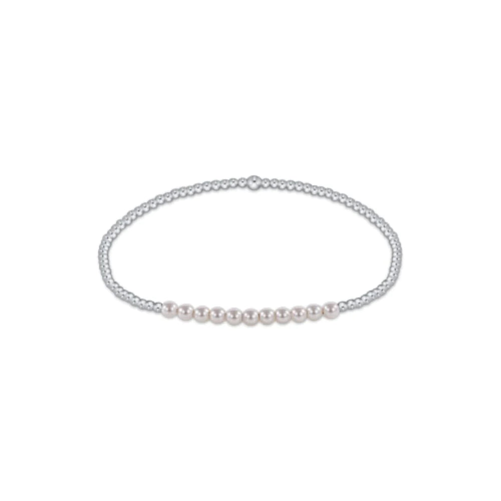 Enewton | Classic Sterling 2mm Bead Bracelet - Pearl
