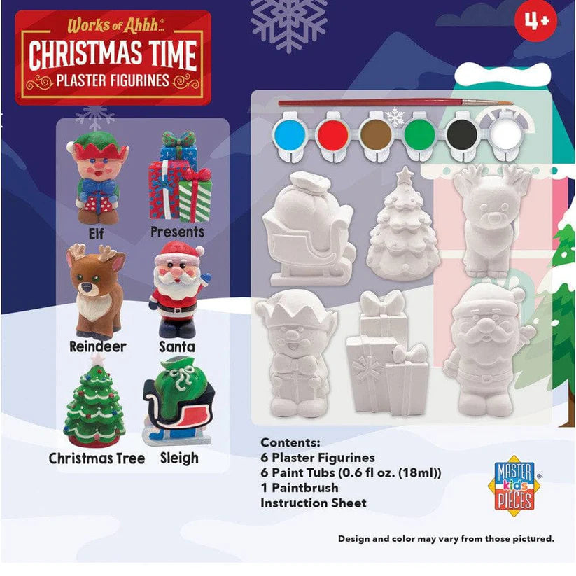 Christmas Time Plaster Figurine