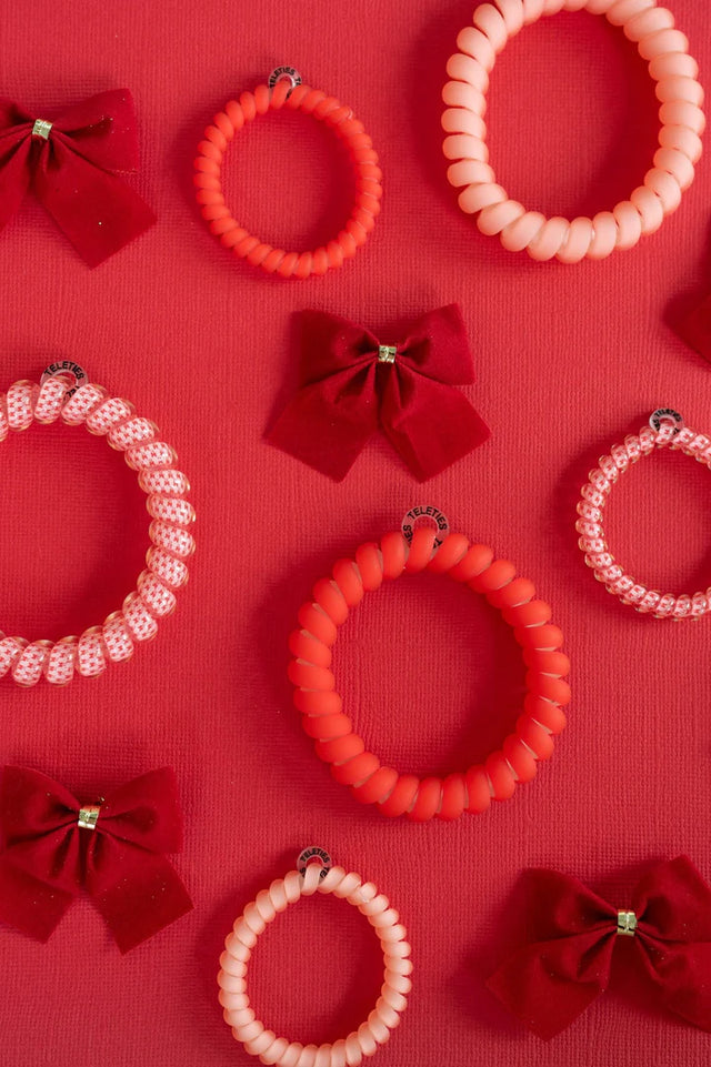 Teleties | Talk to the Bow - Small Spiral Hair Ties