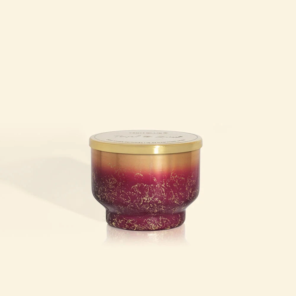 Capri Blue | Tinsel & Spice Glimmer Inverted Jar, 10 oz