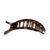 Teleties | Tortoise Large Flat Round Clip