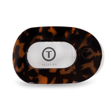 Teleties | Tortoise Large Flat Round Clip
