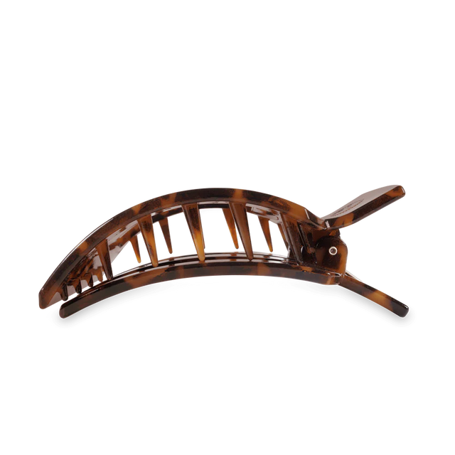 Teleties | Tortoise Large Flat Square Clip