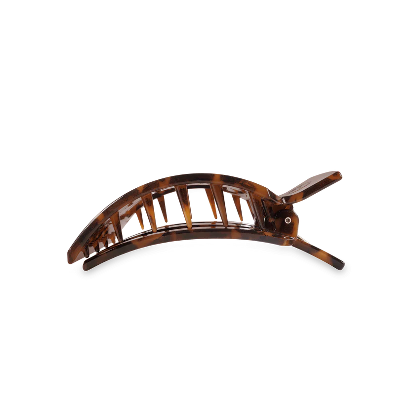 Teleties | Tortoise Medium Flat Square Clip