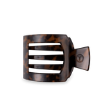 Teleties | Tortoise Medium Flat Square Clip