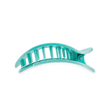 Teleties | Totally Turquoise Medium Flat Round Hair Clip