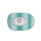 Teleties | Totally Turquoise Medium Flat Round Hair Clip