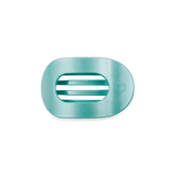 Teleties | Totally Turquoise Small Flat Round Hair Clip