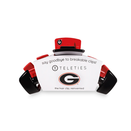 Teleties | University of Georgia Medium Hair Clip