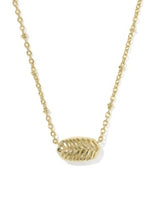 Kendra Scott | Tiger Striped Elisa Short Pendant Necklace