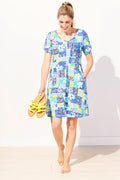 Habitat | Island Hand Block Cotton Bistro Dress