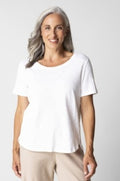 Escape | Cotton Slub High Lo Tee