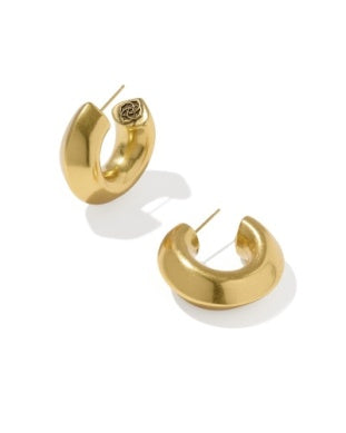Kendra Scott | Embry Hoop Earrings in Vintage Gold