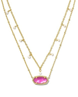 Kendra Scott | Elisa Gold Pearl Multi Strand Necklace