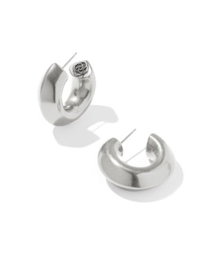 Kendra Scott | Embry Hoop Earrings in Silver