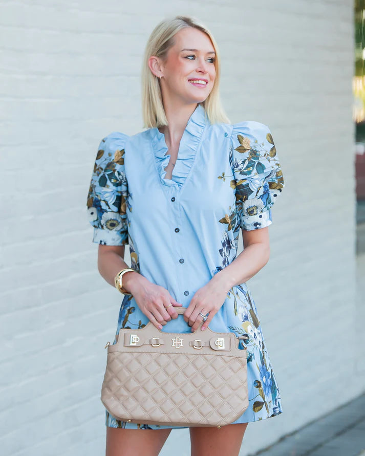 Caroline Hill | Savannah Handbag - Latte DQ