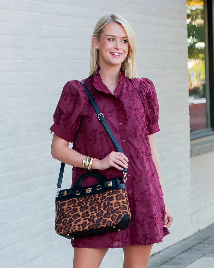 Caroline Hill | Savannah Handbag - Spotted Saddle