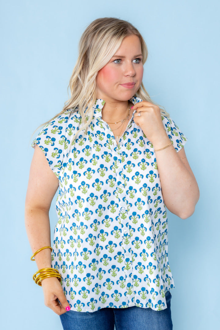 Victoria Dunn | Bays Blouse | Buttercup