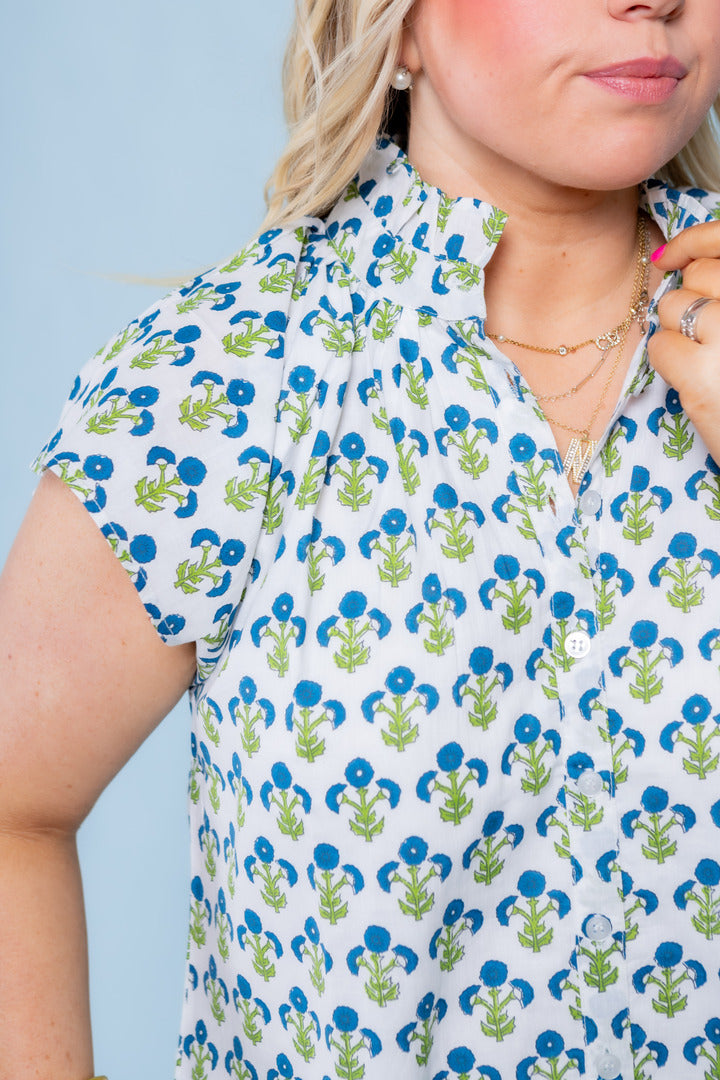 Victoria Dunn | Bays Blouse | Buttercup