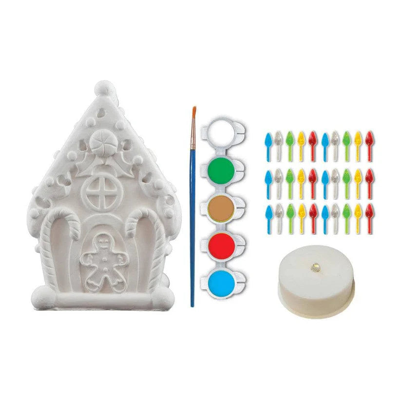 Light-Up Gingerbread House Kit