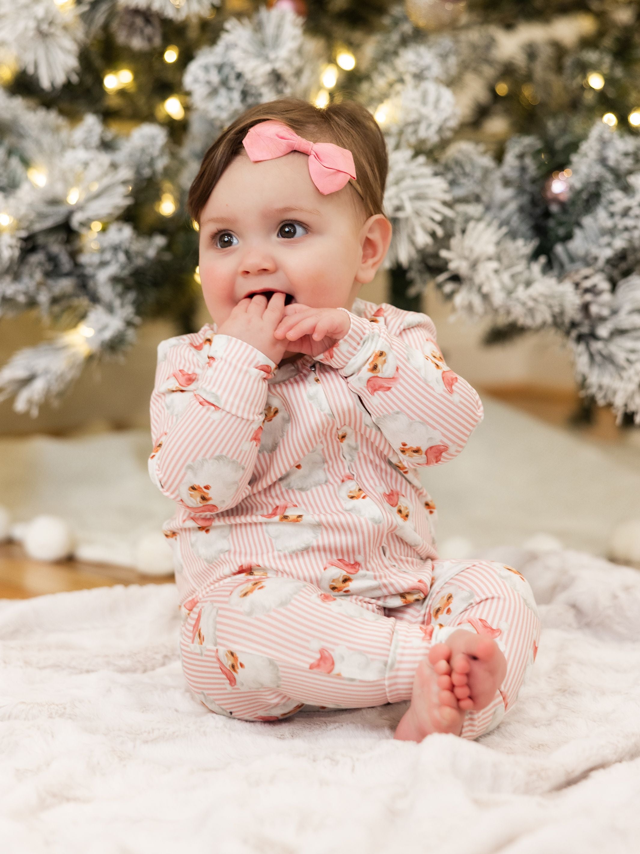 Mary Square | Baby PJ Set - Santa Baby