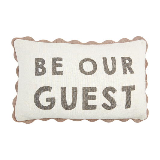 Mudpie | Be Our Guest Reversible Pillow