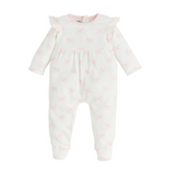 Mudpie | Ruffle Bow Baby Sleeper